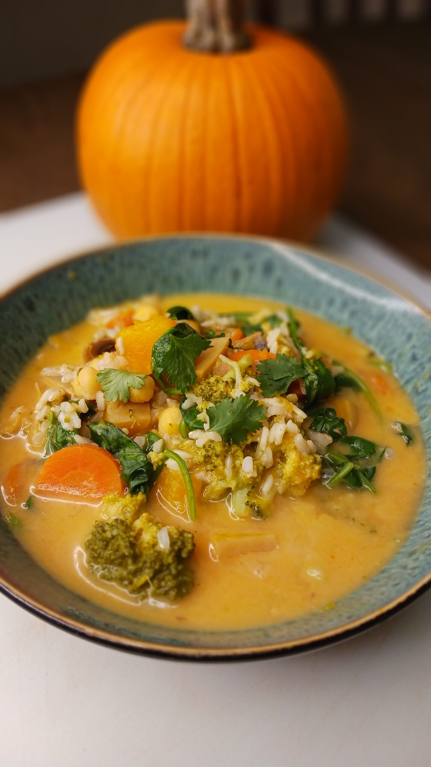 Easy 3 Minute Pumpkin Curry-Vegan