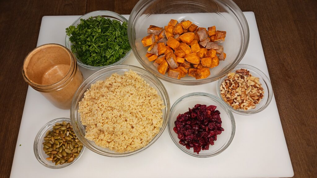 The BEST Thanksgiving Salad Sweet Potato Quinoa-Vegan and Gluten-Free
