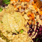 Easy and Healthy Thanksgiving Salad-Sweet Potatoes and Quinoa
