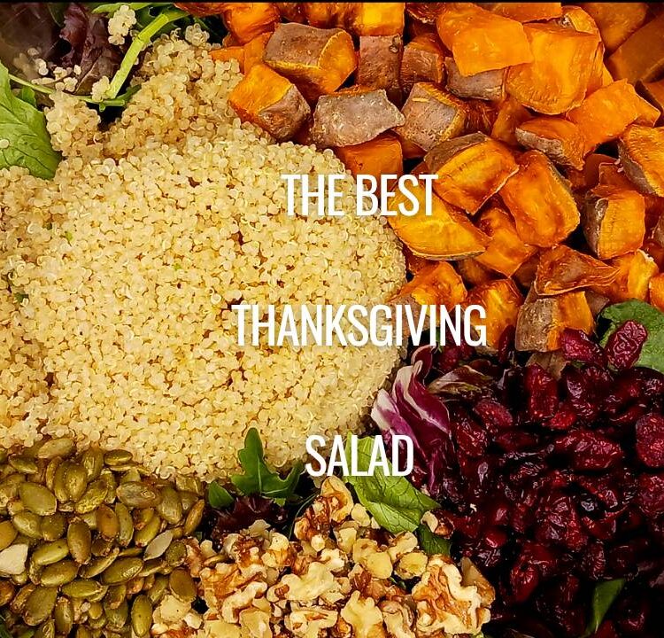 The BEST Thanksgiving Salad Vegan and Gluten-Free