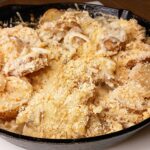 Easy Cheesy Skillet Potatoes-The Ingredients May Surprise You!